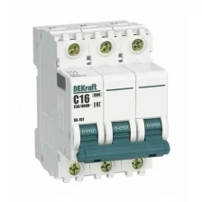 Schneider Electric Выключатель автоматический модульный 3п D 63А 4.5кА ВА-101 DEKraft 11132DEK