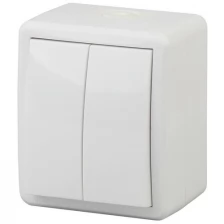 Выключатель Эра Эксперт 10АХ-250В IP54 White 11-1405-01 / Б0020677